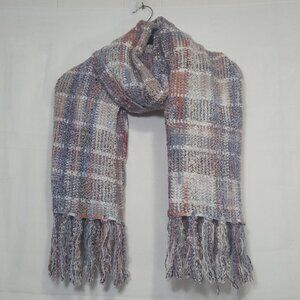 Vintage Boundary Waters wool blend blanket scarf